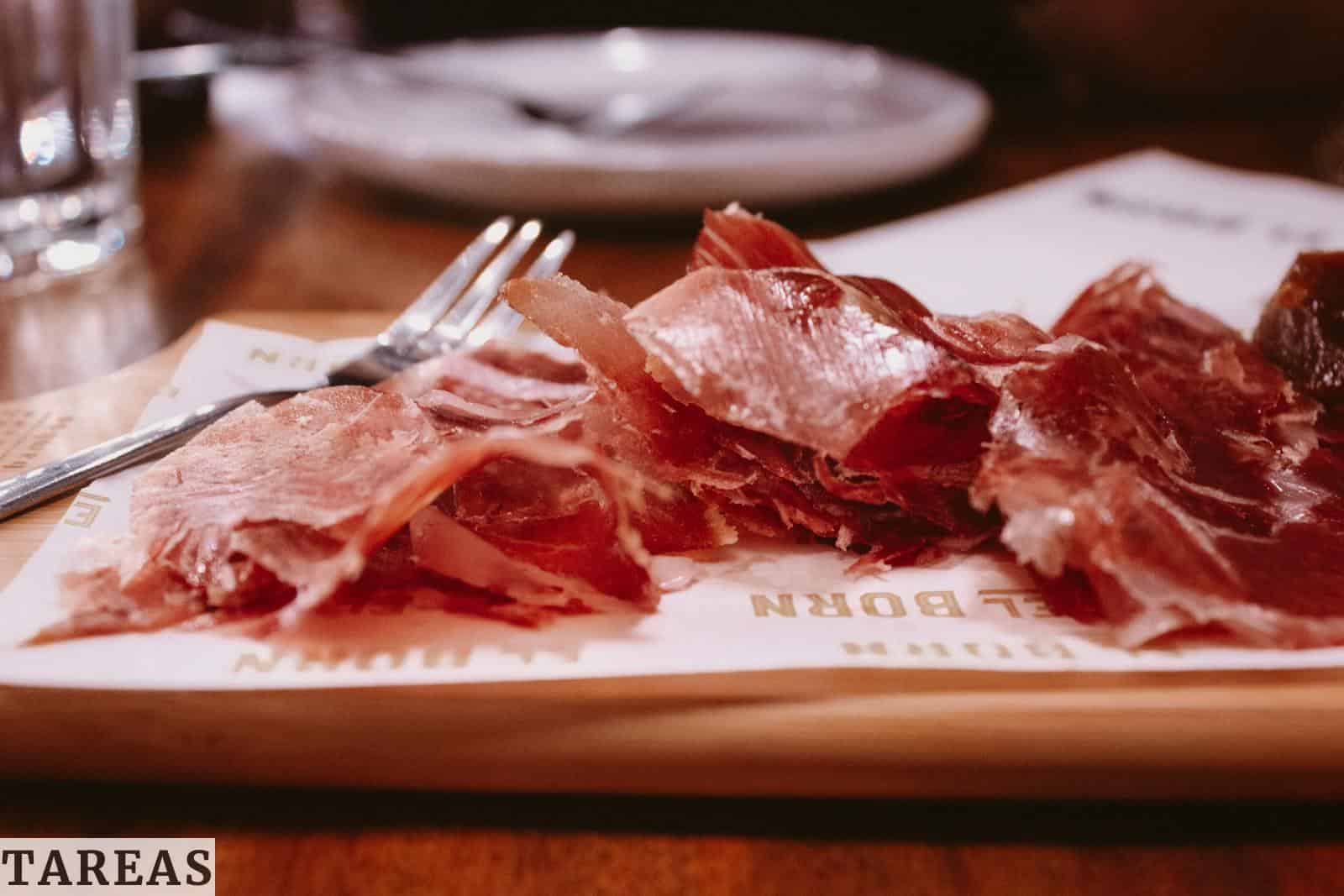 Plato de jamón